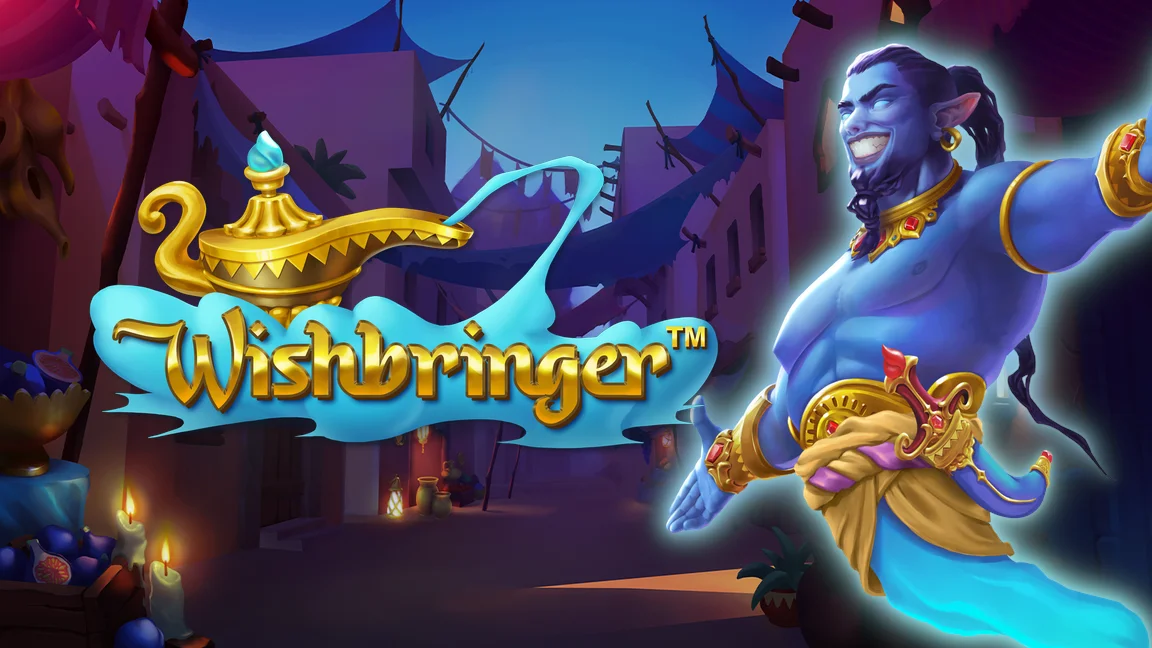 The promotional header for Wishbringer, an online slot game on Betty.ca.