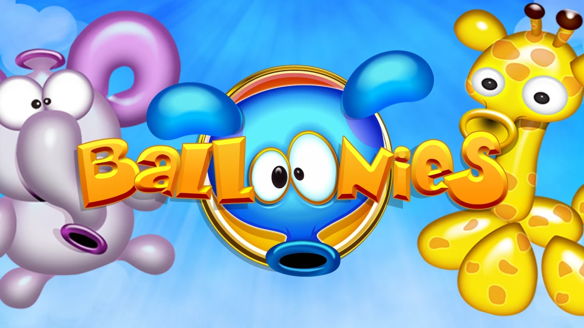 The promotional header for Balloonies, an online slot game on Betty.ca.