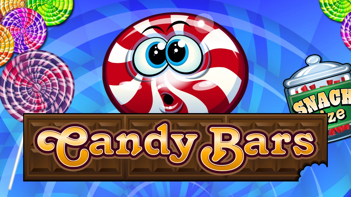 The promotional header for Candy Bars, an online slot game on Betty.ca.