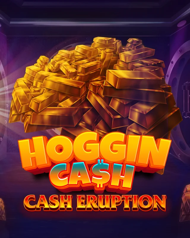The promotional header for Cash Eruption Hoggin Cash, an online slot game on Betty.ca.