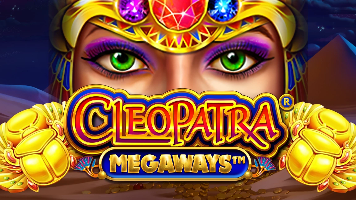 The promotional header for Cleopatra Megaways, an online slot game on Betty.ca.