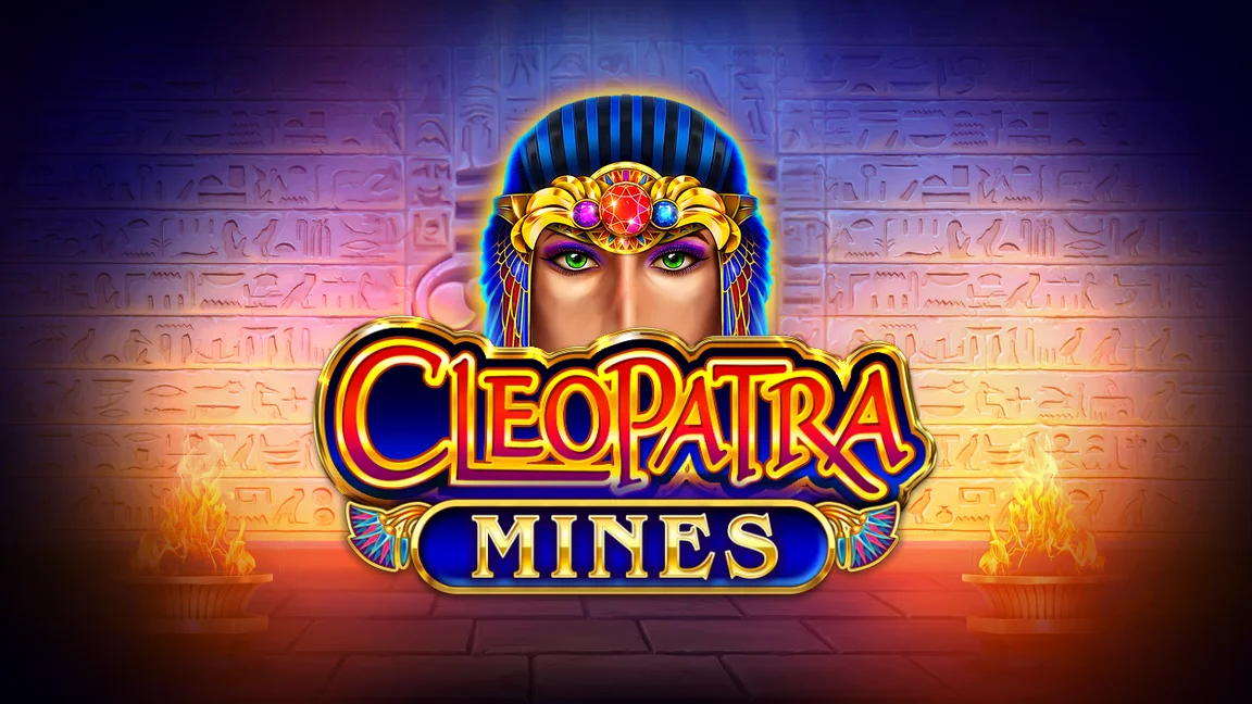 The promotional header for Cleopatra: Mines, an online slot game on Betty.ca.