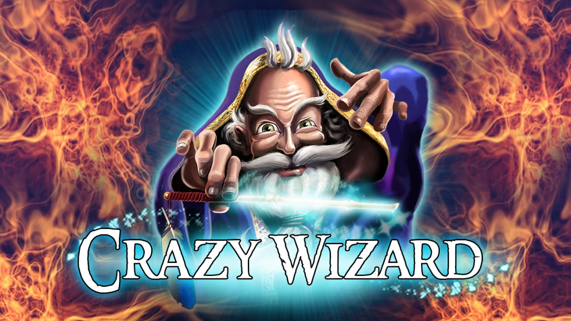 The promotional header for Crazy Wizard Classic, an online slot game on Betty.ca.