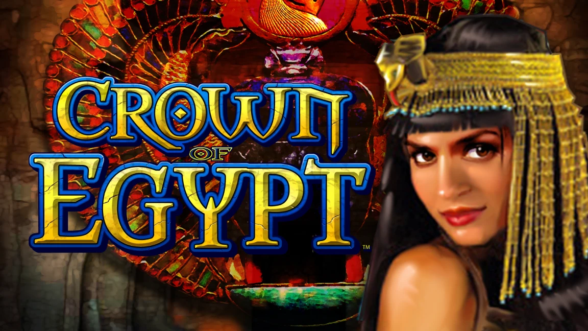The promotional header for Crown of Egypt, an online slot game on Betty.ca.