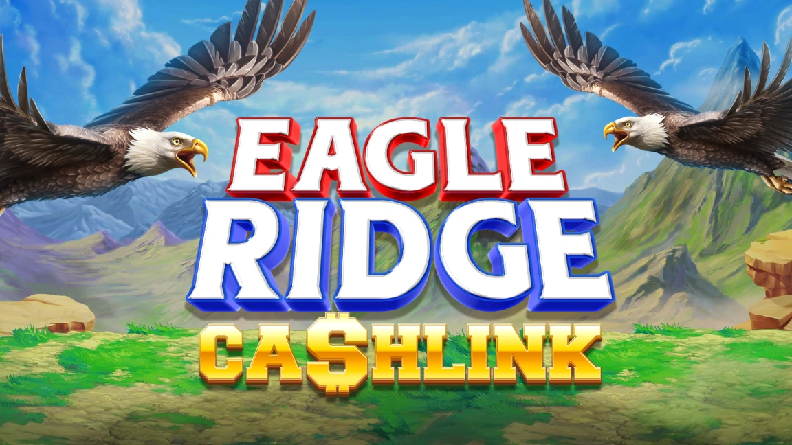 The promotional header for Eagle Ridge, an online slot game on Betty.ca.
