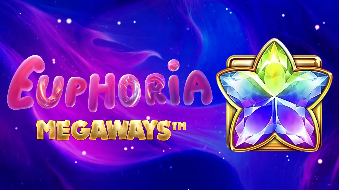 The promotional header for Euphoria Megaways, an online slot game on Betty.ca.