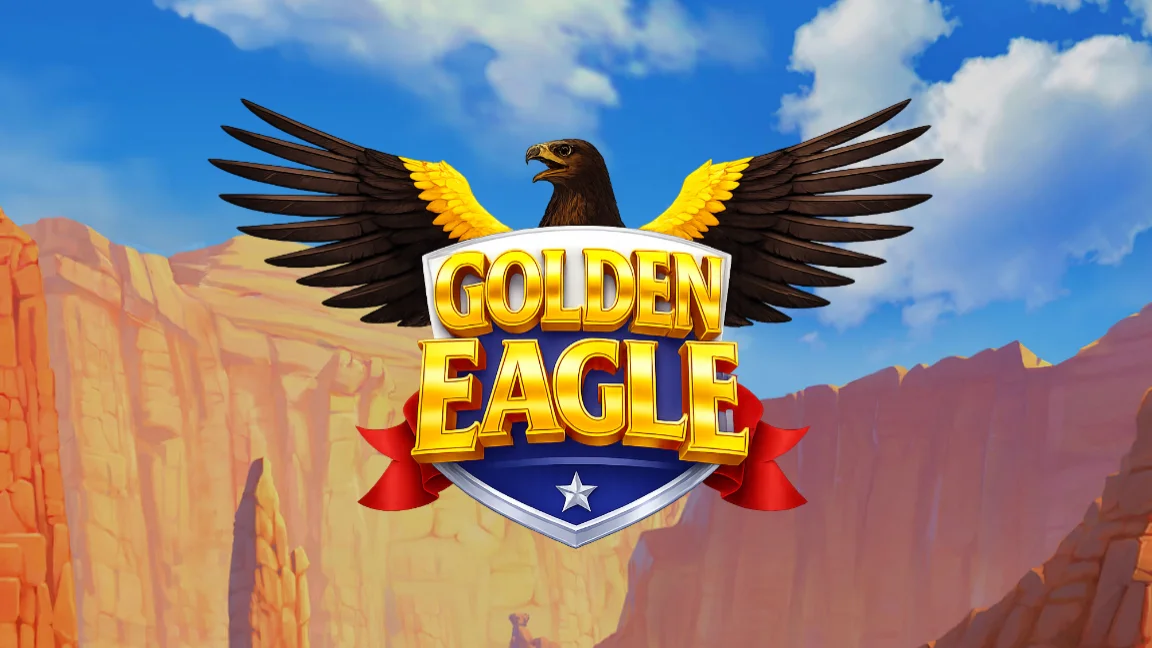The promotional header for Golden Eagle, an online slot game on Betty.ca.