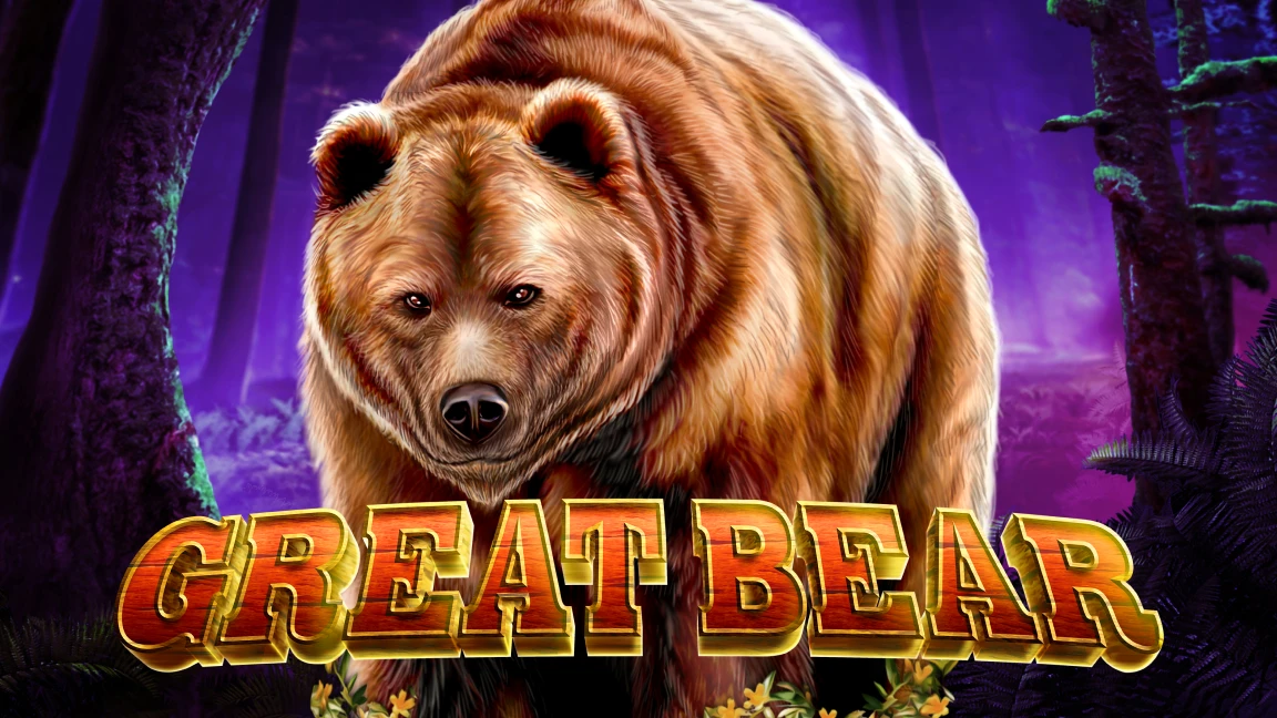 The promotional header for Great Bear, an online slot game on Betty.ca.