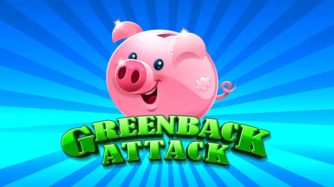 The promotional header for Greenback Attack, an online slot game on Betty.ca.