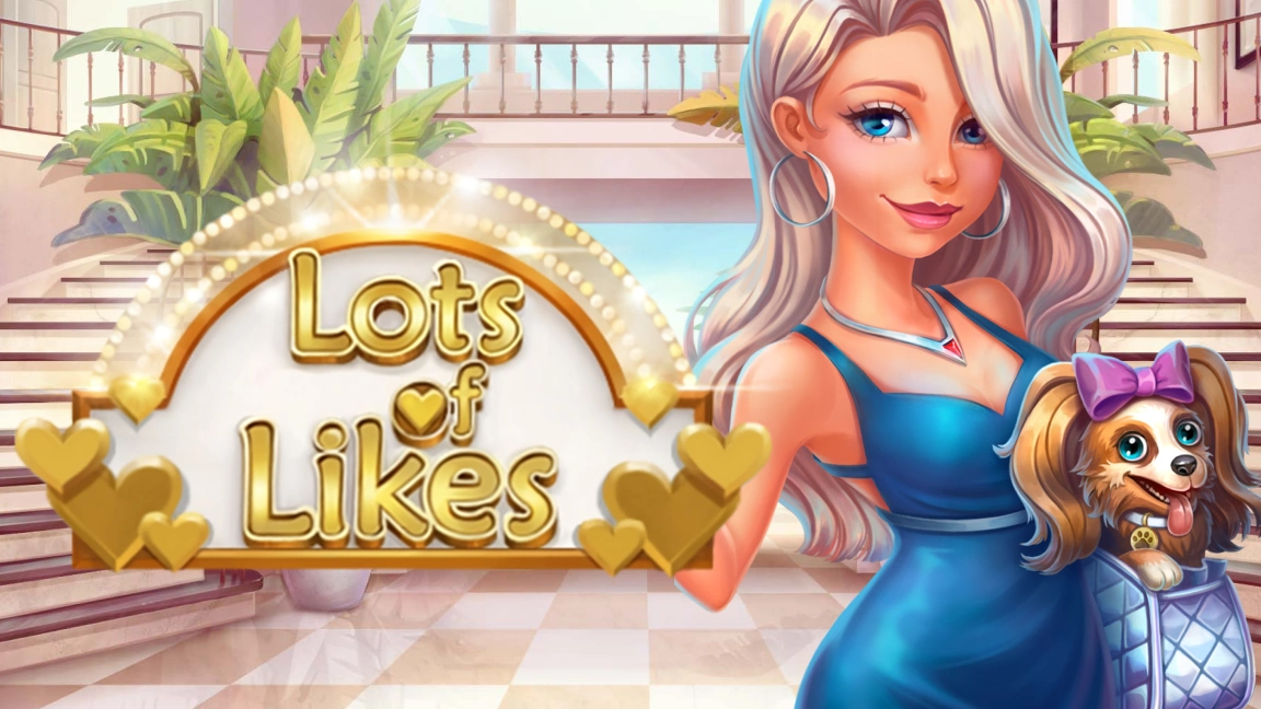 The promotional header for Lots of Likes, an online slot game on Betty.ca.