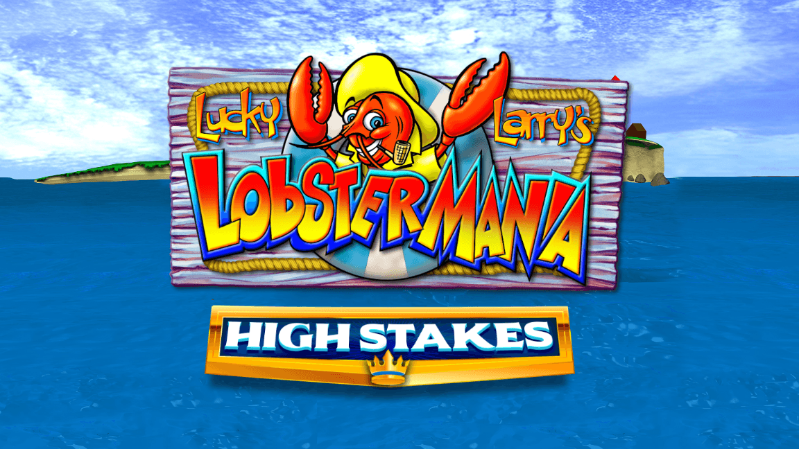 The promotional header for Lucky Larry's Lobstermania High Stakes, an online slot game on Betty.ca.