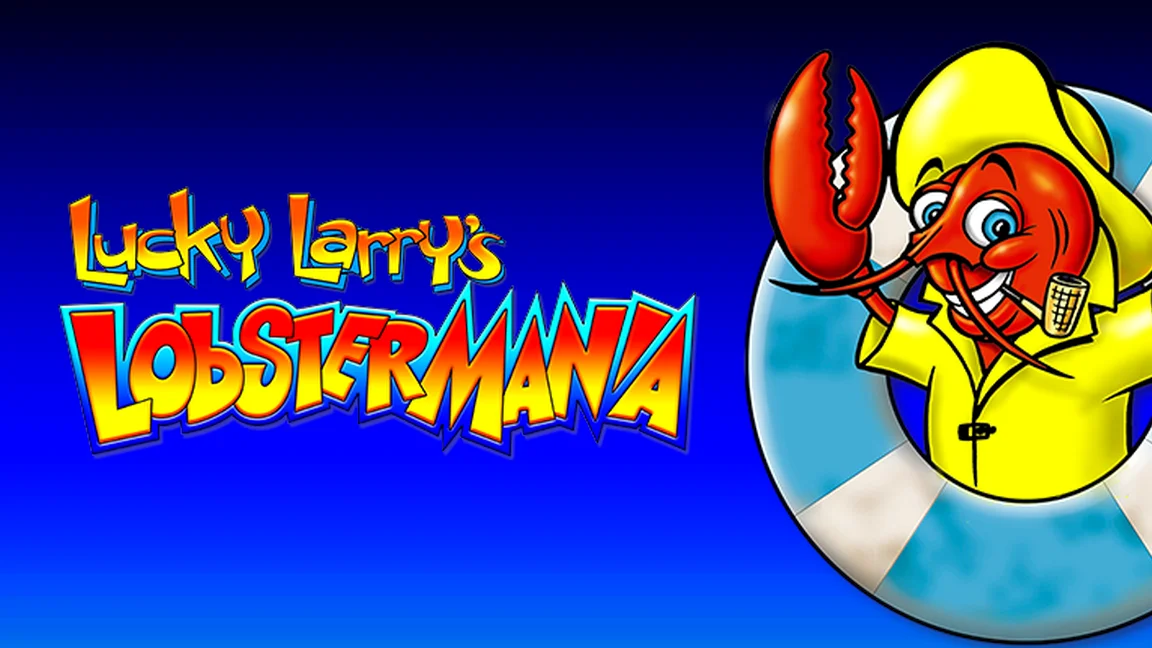 The promotional header for Lucky Larry's Lobstermania, an online slot game on Betty.ca.