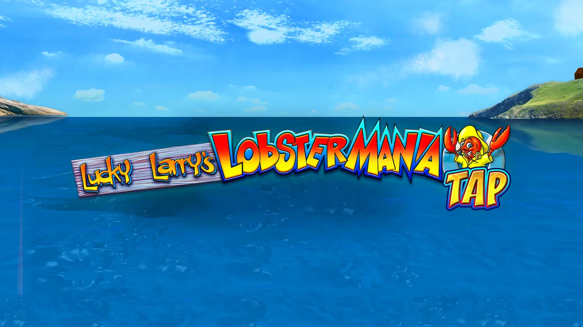 The promotional header for Lucky Larry's Lobstermania Tap, an online slot game on Betty.ca.
