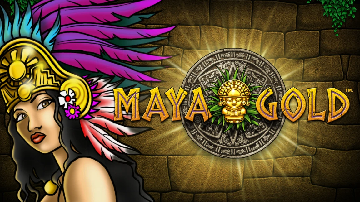 The promotional header for Maya Gold, an online slot game on Betty.ca.