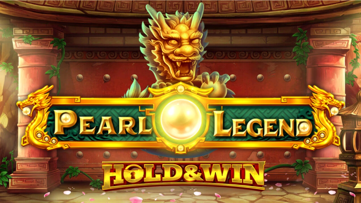 The promotional header for Pearl Legend: Hold & Win, an online slot game on Betty.ca.