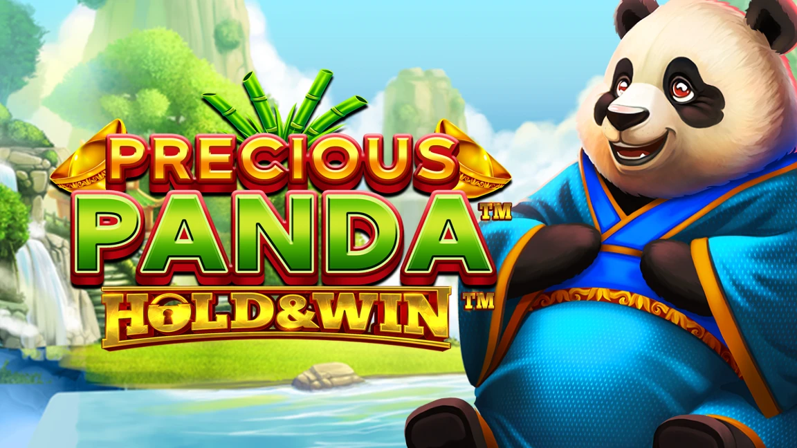 The promotional header for Precious Panda: Hold & Win, an online slot game on Betty.ca.