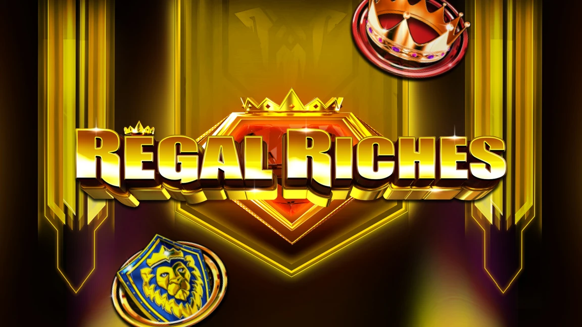 The promotional header for Regal Riches, an online slot game on Betty.ca.