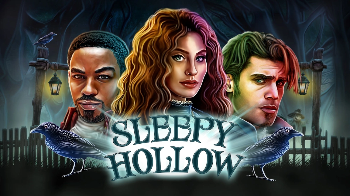 The promotional header for Sleepy Hollow, an online slot game on Betty.ca.