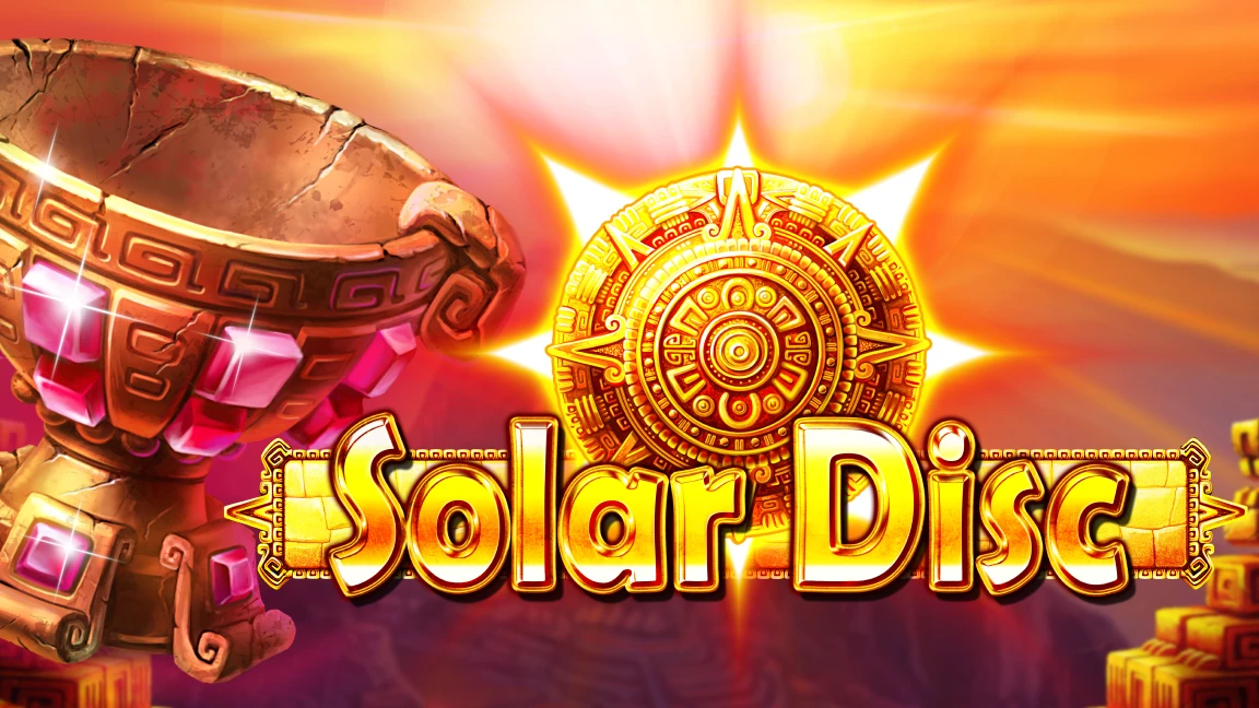 The promotional header for Solar Disc, an online slot game on Betty.ca.
