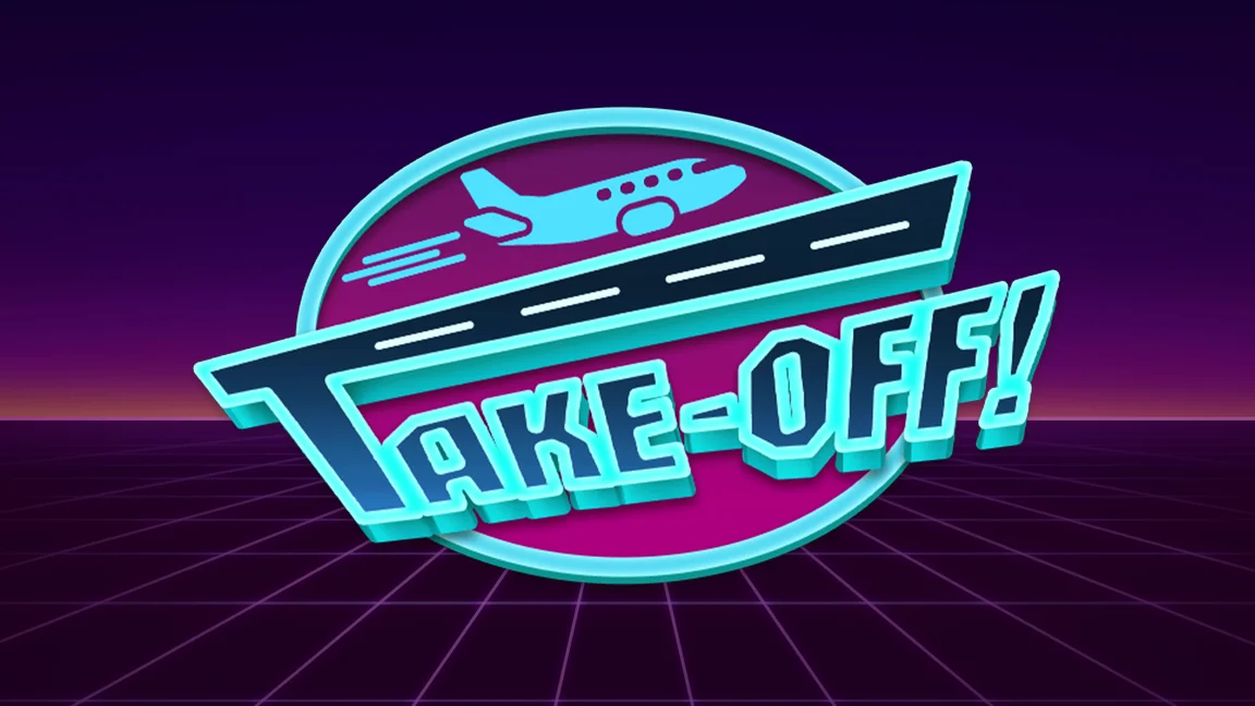 The promotional header for Take-Off!, an online slot game on Betty.ca.