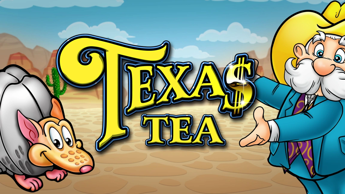 The promotional header for Texas Tea, an online slot game on Betty.ca.