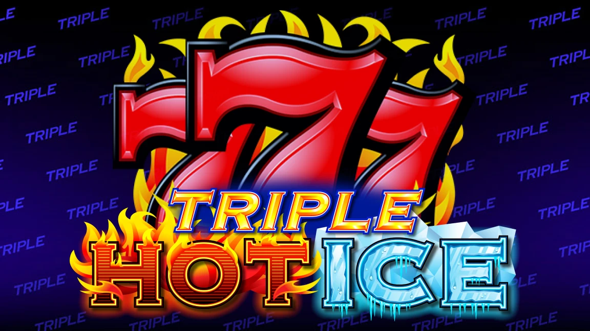 The promotional header for Triple Hot Ice, an online slot game on Betty.ca.