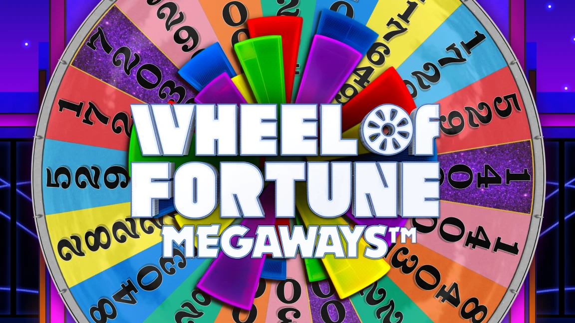 The promotional header for Wheel of Fortune Megaways, an online slot game on Betty.ca.