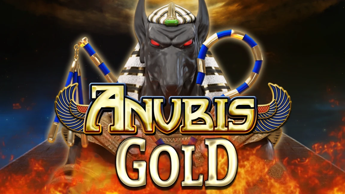 The promotional header for Anubis Gold, an online slot game on Betty.ca.