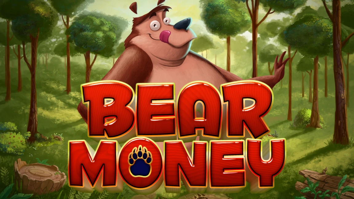 The promotional header for Bear Money, an online slot game on Betty.ca.
