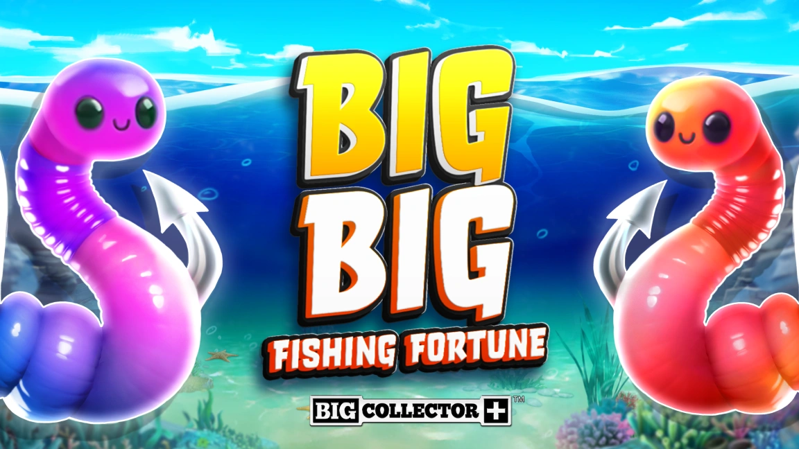 The promotional header for Big Big Fishing Fortune, an online slot game on Betty.ca.