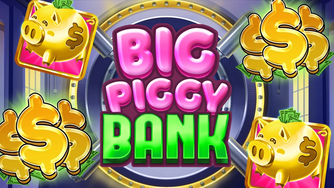 The promotional header for Big Piggy Bank, an online slot game on Betty.ca.