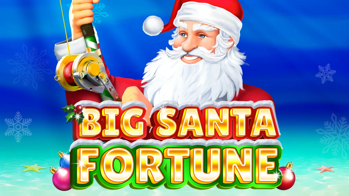 The promotional header for Big Santa Fortune, an online slot game on Betty.ca.