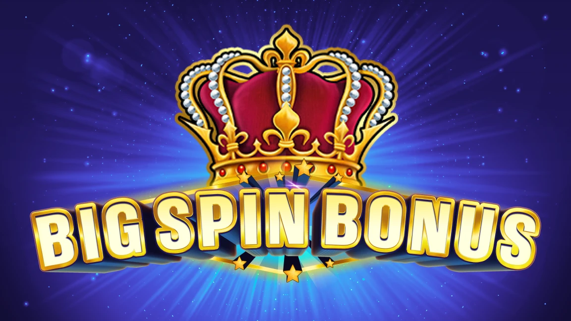 The promotional header for Big Spin Bonus, an online slot game on Betty.ca.