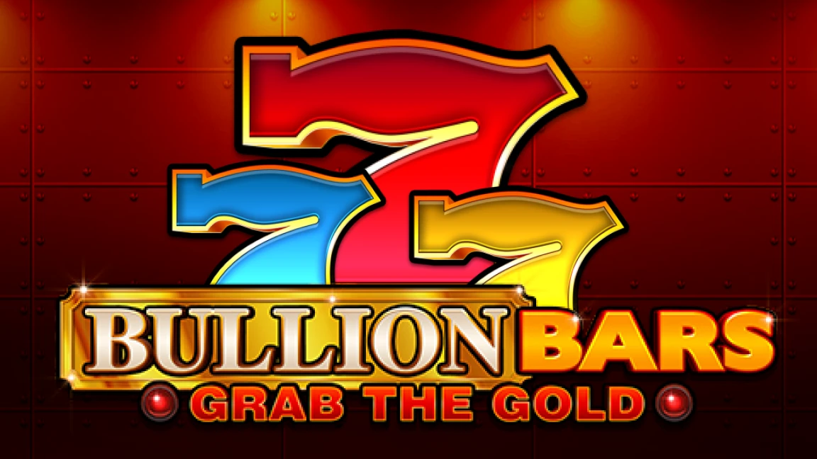 The promotional header for Bullion Bars Grab the Gold, an online slot game on Betty.ca.
