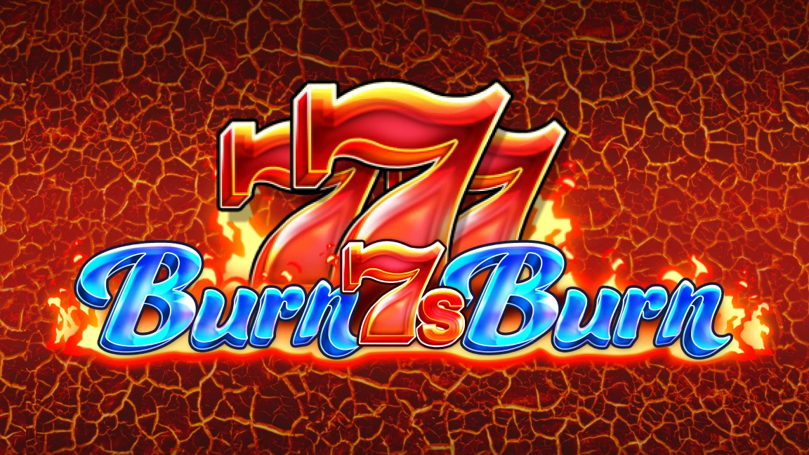 The promotional header for Burn 7s Burn, an online slot game on Betty.ca.