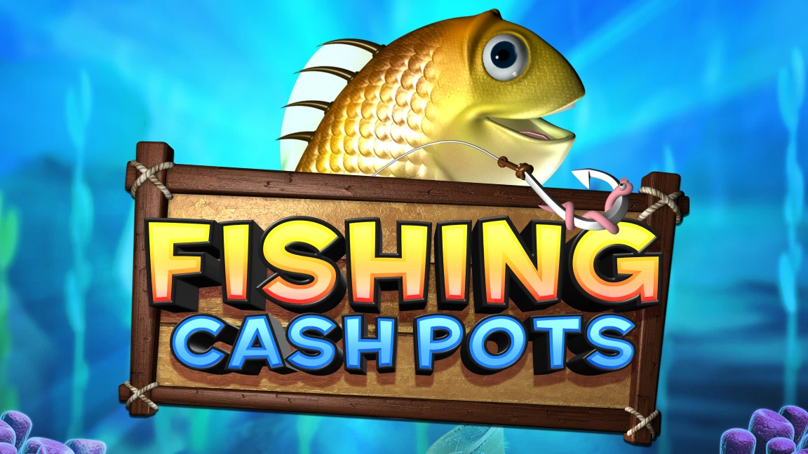 The promotional header for Fishing Cash Pots, an online slot game on Betty.ca.