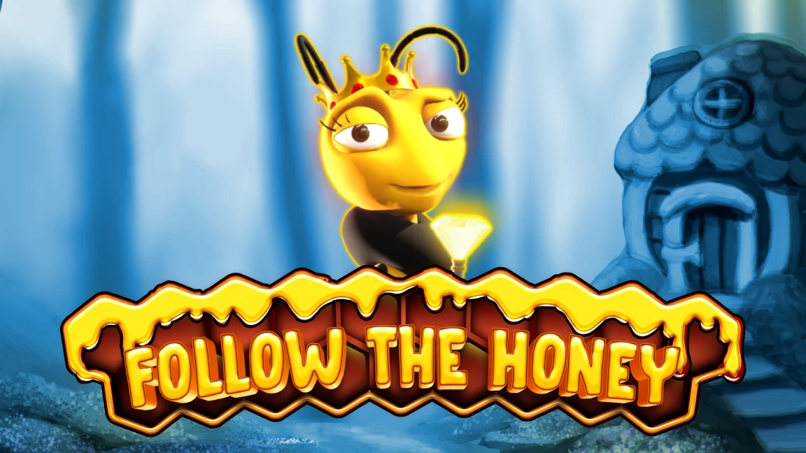 The promotional header for Follow the Honey, an online slot game on Betty.ca.