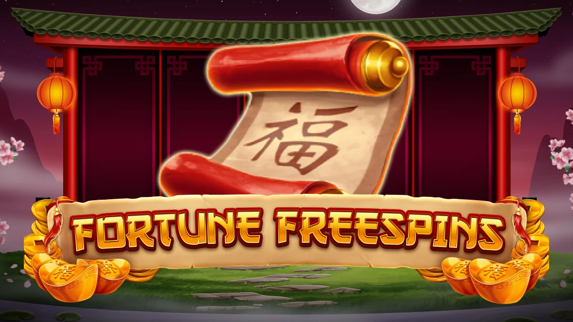 The promotional header for Fortune Freespins, an online slot game on Betty.ca.