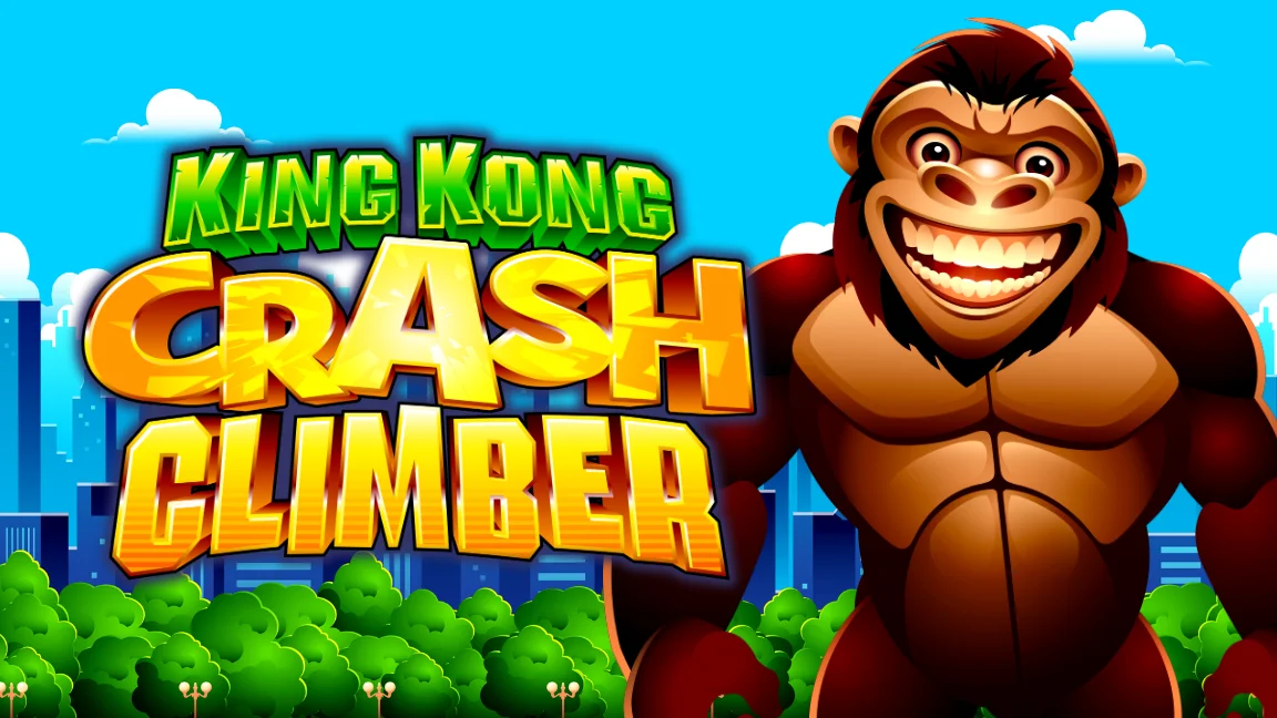 The promotional header for King Kong Crash Climber, an online slot game on Betty.ca.