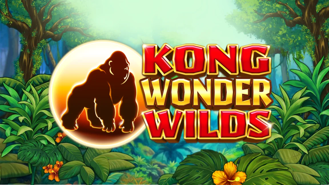 The promotional header for Kong Wonder Wilds, an online slot game on Betty.ca.