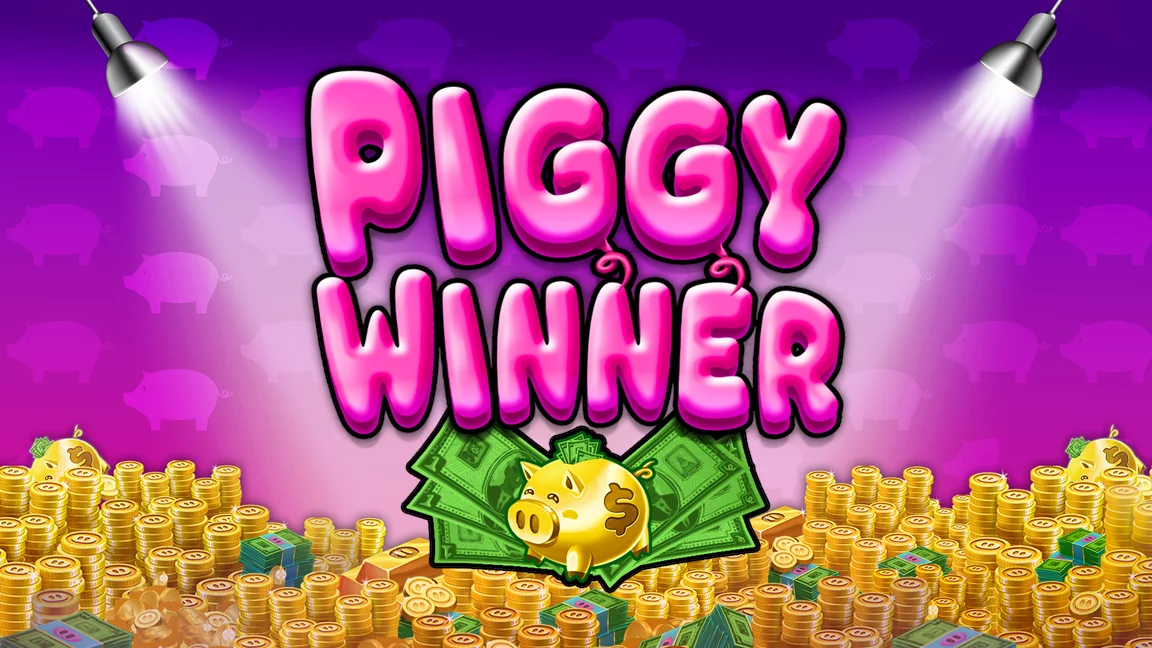 The promotional header for Piggy Winner, an online slot game on Betty.ca.