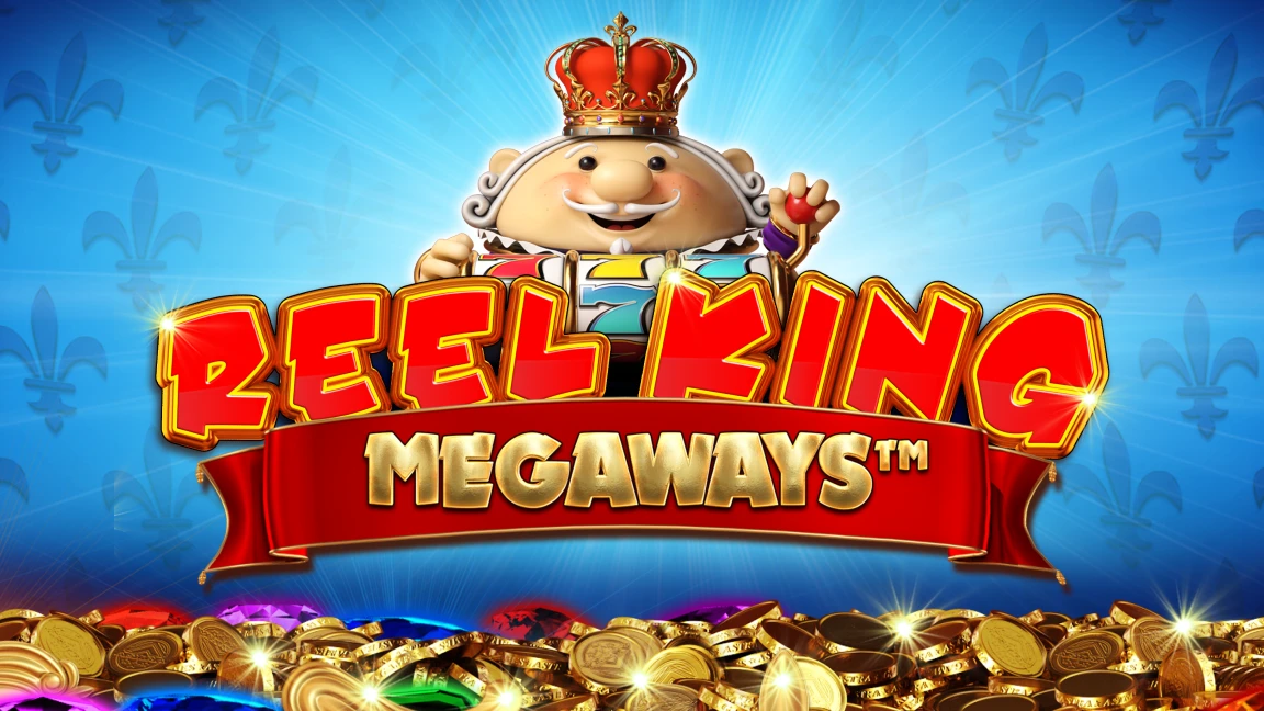 The promotional header for Reel King Megaways, an online slot game on Betty.ca.