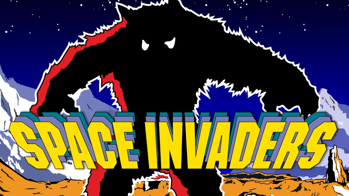 The promotional header for Space Invaders, an online slot game on Betty.ca.