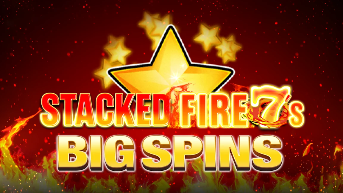 The promotional header for Stacked Fire 7s Big Spins, an online slot game on Betty.ca.