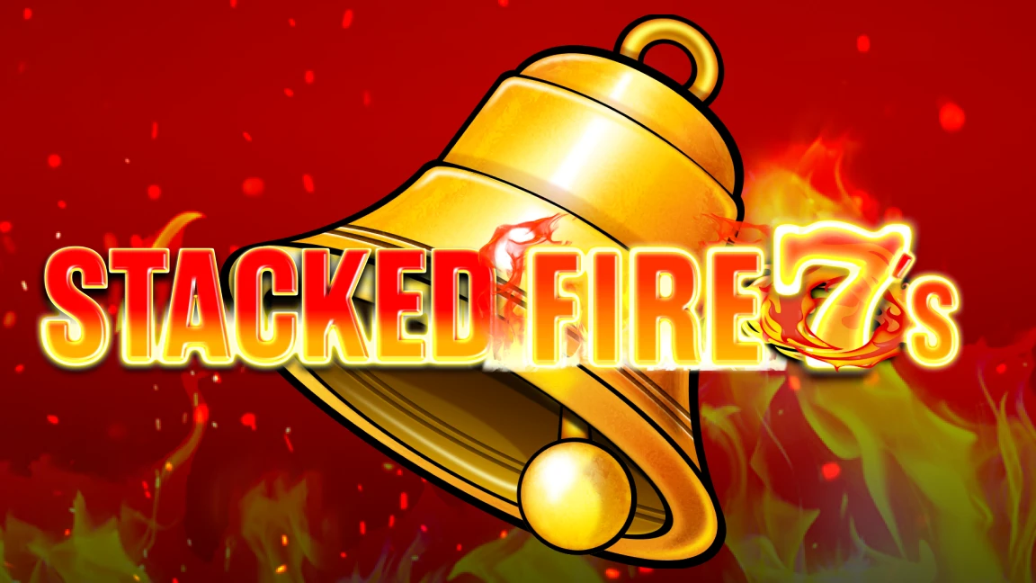 The promotional header for Stacked Fire 7's, an online slot game on Betty.ca.