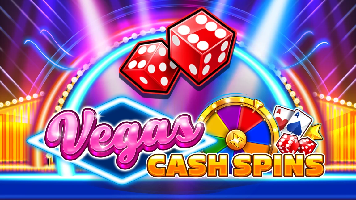 The promotional header for Vegas Cash Spins, an online slot game on Betty.ca.