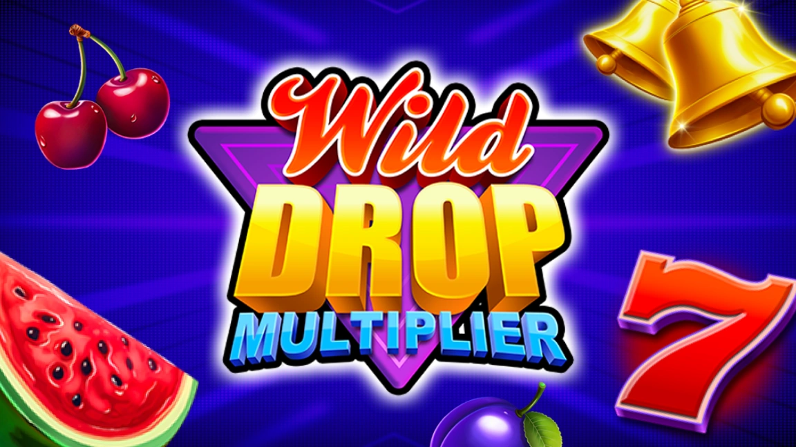 The promotional header for Wild Drop Multiplier, an online slot game on Betty.ca.