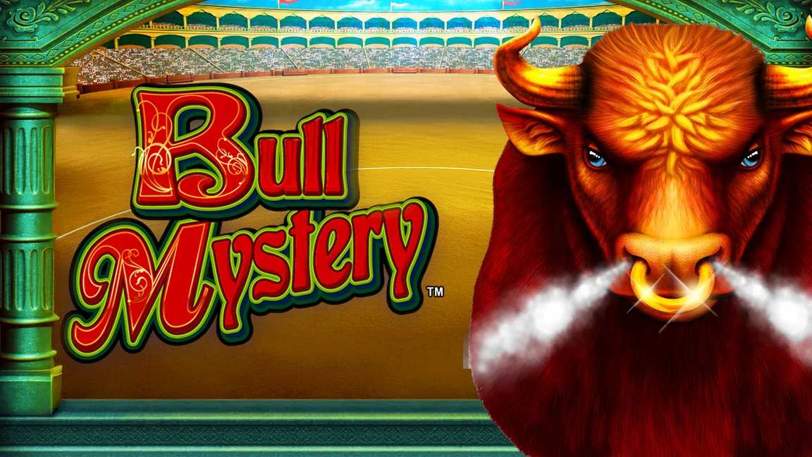 The promotional header for Bull Mystery, an online slot game on Betty.ca.