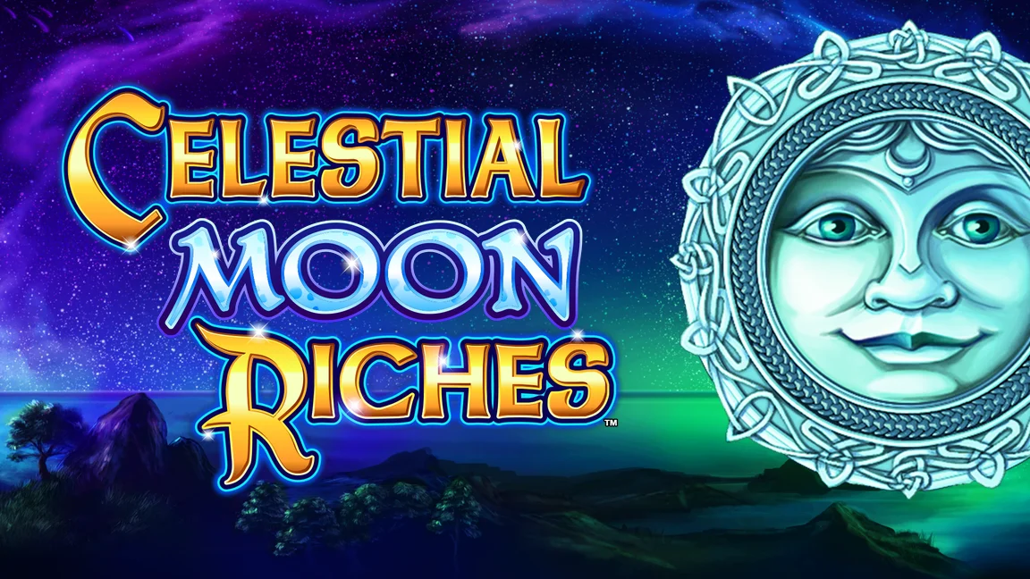 The promotional header for Celestial Moon Riches, an online slot game on Betty.ca.
