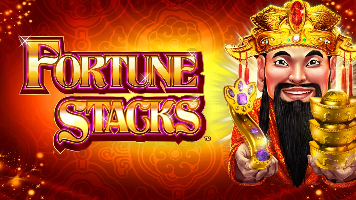 The promotional header for Fortune Stacks, an online slot game on Betty.ca.